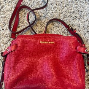 Michael Kors Vibrant Red Crossbody Bag